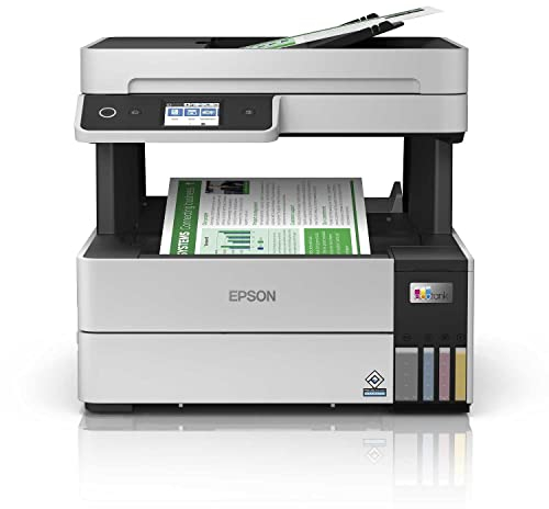 Epson EcoTank L6490 Wi-Fi + Scanner + Kopierer + Faxfarbener Multifunktions-Tintenstrahldrucker mit Tank