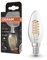 OSRAM Vintage 1906 Classic B FIL LED-Lampe, E14, Minikerze, klar, 4,8W, 470lm, 2700K, warmweißes Licht, dimmbar, neues, ultraschlankes Filament, sehr geringer Energieverbrauch, lange Lebensdauer