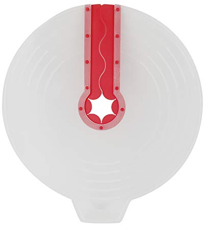 Glomora Protector contra Salpicaduras para Cuenco de Batidora de 31cm,Tapa Antisalpicaduras de Silicona Universal - Anti-Derrames para Mezclar Huevos/Nata,Resistente y Ajustable para Hornear y Cocinar