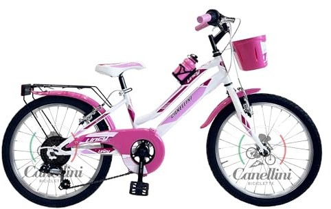 BICICLETTE CANELLINI Bicicleta de montaña para niña 20 Lincy 6 V Acero