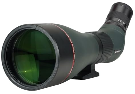 Svbony SA401 APO Spektiv, 25-75x100mm Apochromatisch Duales ED Objektiv FMC, Digiscoping Kompatibel mit der WLAN Kamera SC001, Farbwiederherstellung IPX7 Wasserdicht, für Vogelbeobachtung Wildlife