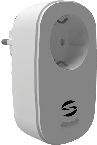 Siro PushPower Led Funksteckdose Empfänger Mono passend zu Push Power Funk Lichtschalter, 230V