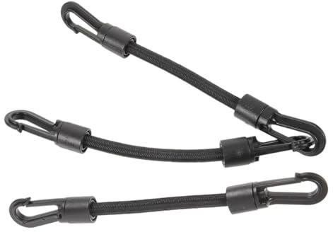 HONMEET 3stücke Elastischer Hakengurt Für Outdoor-Camping Tragbares Hakenseil Mit Hoher Zugfestigkeit Multifunktions-spanngurt Für Zeltbefestigung Und Täglichen Gebrauch