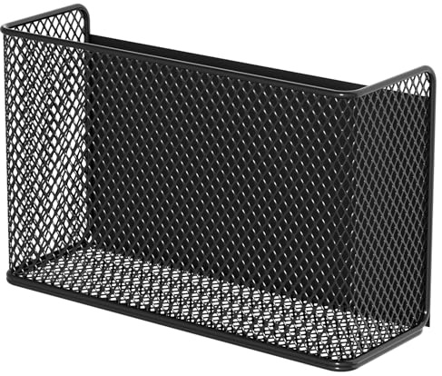 Magnetic Baskets Shelf Bins Organizer Holder Storage Rack Containers for Fridge, Whiteboard, Locker - Home Kitchen Laundry Office School