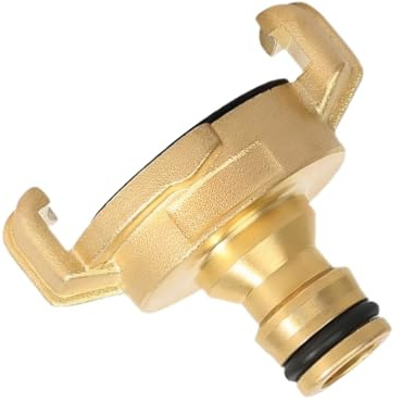 LUMOOM Hochwertiger Messing Schlauchanschluss 1/2 Zoll als Gartenschlauch Verbinder und Wasserschlauch Adapter, passend für GEKA Gardena Systeme, robuste Schlauchkupplung