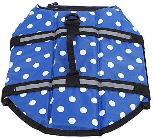 Jonlaki Hunde-Schwimmweste, Reflektierende Schwimmweste für Haustiere mit Hohem Auftrieb und Komfort, XXS (XS)
