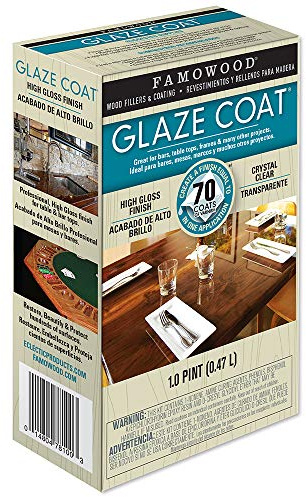 Famowood 5050060 Glaze Coat Epoxy Adhesive Kit - Pint Clear