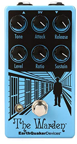 EarthQuaker Devices The Warden V2 Optical Compressor Guitar Effects Pedal