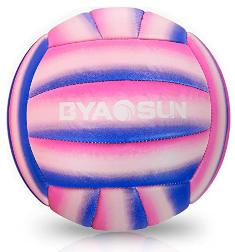 BYAOSUN Soft Official Volleyball for Indoor Outdoor Beach, Size 5 Training Volleyball for Beginner Teenager Adult