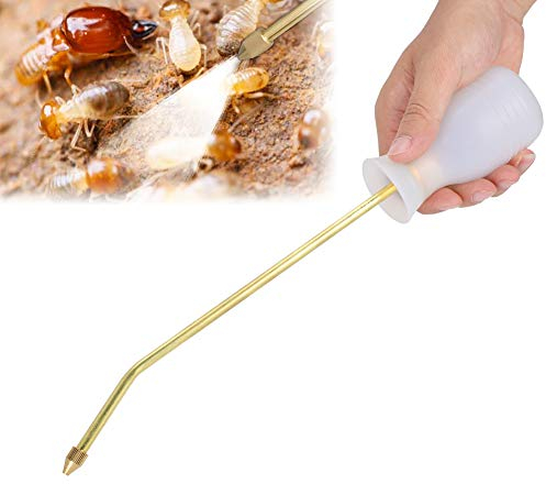 Pulver Düse Hand-Kieselgur-Stäubepumpe Insektizid Applikator gegen Ameisen Schädlinge-aus,stäubepumpe kieselgur,pulverzerstäuber aus Silikon, Kupfer,Gartenpflanzen-Pufferzerstäuber,Für Imkereibedarf