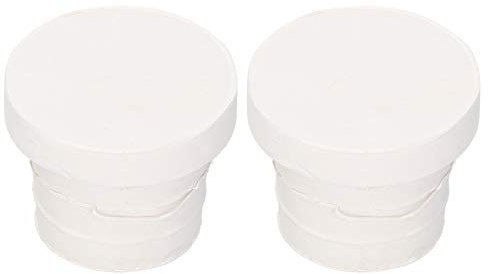 2PCS Inground Pool Ladder Bumpers,Pool Ladder Foot Cover Inside Plug Bumper Cap Pool Bumper Caps Pool Ladder Stoppers Pool Ladder Rubber End Caps