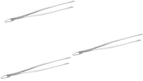 Cabilock 3 Pièces Brucelles avec crochet pince à baguettes de cuisine pince à épiler de cuisine pinces pour barbecue Pinces pour le barbecue pince à épiler pour pincettes de chef