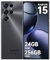 OUKITEL C61 Pro Android Phones - Android 15 Smartphone, 6.88 HD+ 5150mAh Large Battery, 24GB RAM+256GB ROM, 4G Mobile Phones Dual SIM Free Unlocked, Fingerprint & Face ID/GPS/NFC/OTG, Black