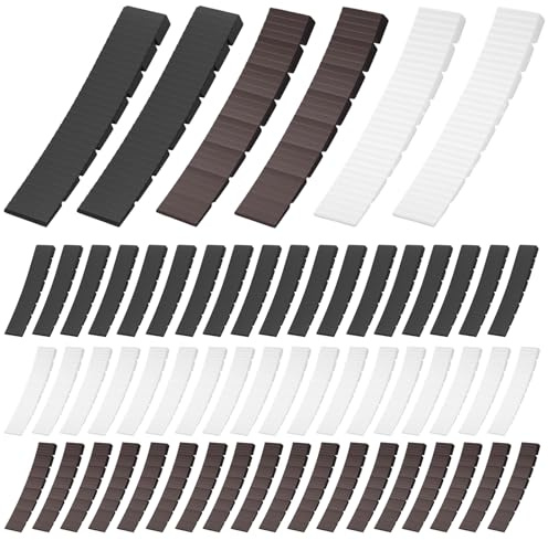 60 cunei di compensazione per mobili, cunei in plastica, cunei di regolazione, cunei di plastica, cunei di livellamento per mobili, armadi, comò, piedini per sedie da tavolo