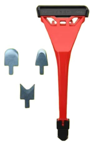 Herramienta Para Retirar Estuco - Raspador 9 En 1 Con Cabeza Reemplazable | Espátula Angular Multiuso Con Mango | No- Para Limpiar La Reparación De Azulejos De Cocina Baño