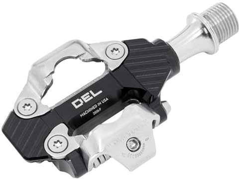 Wolf Tooth DEL Gravel Race Clipless Pedal in Schwarz für Mountainbikes/Gravel Bikes/Rennräder