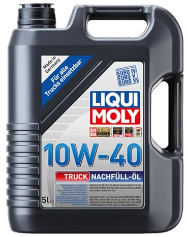 LIQUI MOLY Truck Nachfüll-Öl 10W-40 | 5 L | Synthesetechnologie Motoröl | Art.-Nr.: 4606