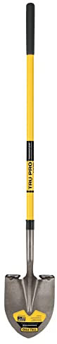 TRUPER PRL-F Palas de Punta Redonda de Mango Largo Fibra de Vidrio 58 (147Cm)