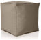 Green Bean Outdor Pouf-Hocker 40x40x40cm mit EPS-Perlen Füllung - Erweiterung & Addon für Sitzsäcke: Fußhocker Fußkissen - Bodenkissen Kinder & Erwachsene - Fußablage Sitzkissen Khaki