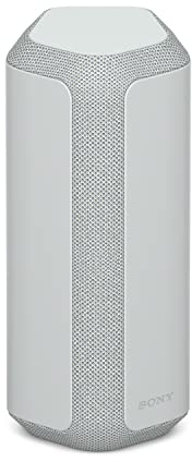 Sony SRS-XE300 - Altavoz inalámbrico bluetooth portátil con sonido amplio, resistente al agua, resistente a los golpes, 24 horas de duración de la batería y carga rápida, gris claro (Reacondicionado)