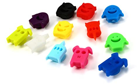 UPKOCH 12 Pièces Identification du Verre Marque De Ventouse en Verre Marqueur De à Marque D'autocollant en Marqueurs De Tasse De Vin Etiquette Buffet De Vin