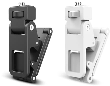 NEEWER Basics SP-19 Monitor-Halterungsklemmen, 1/4 Zoll (0,71 cm), 18 mm, Jaw 180° Tilt, Handyclip, Halterung für Videoaufnahmen, Streaming, Computer, Konferenzen, 2 Stück