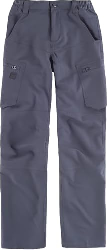 WORKTEAM Pantalón Elástico Slim Fit, Ideal para Trabajo, Tiempo Libre, Senderismo, con Triple Costura, Multibolsillos, Cintura Elástica, Ropa de Trabajo Resistente. Unisex