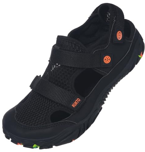 Hsyooes Sandalias Barefoot Mujer Sandalias Deportivas Hombre | Trekking,Zapatillas senderismo,Playa,Trail,Descalzos,Ajustables,Transpirables,al Aire Libre