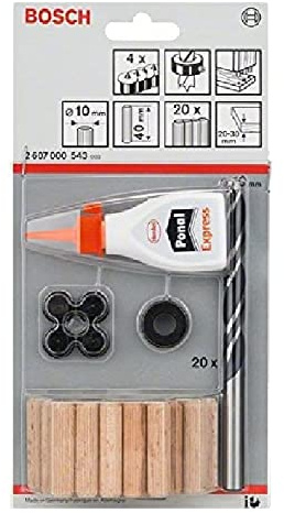 Bosch Pro 27tlg. Holzdübel-Set (Ø 10 mm)