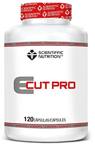 Scientiffic Nutrition - E-Cut Pro, Quemagrasas Potente para Ayudar a la Pérdida de Peso, Suplemento Termogénico Quemador de Grasas, Fat Burner - 120 Cápsulas.