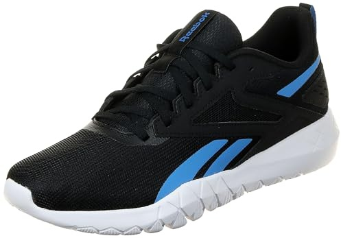 Reebok Flexagon Energy Tr 4, Zapatillas Hombre, Negro Kinetic Blue Footwear White, 38.5 EU