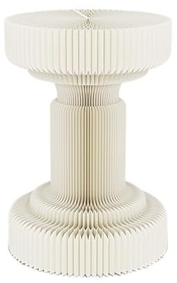 Foldable Paper Columns Foldable Beige Paper Columns for Weddings & Events - 21.6x22.8in Roman Pillar Flower Stands Ideal Centerpieces for Engagement Parties Shopping Malls & Auto Shows