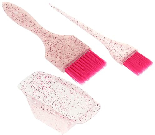 GANAZONO Herramienta para Colorear Cabello Pincel y Cuenco Mezclador, Set para Aplicación de Tinte Profesional en Salones y Uso Doméstico, Incluye Mango para Separar Mechones