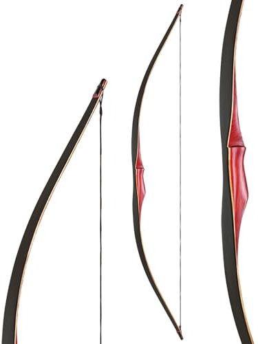 SET RAGIM Wolf - 68 Zoll - 25-60 lbs - Langbogen (68 Zoll - 60 lbs, Links)