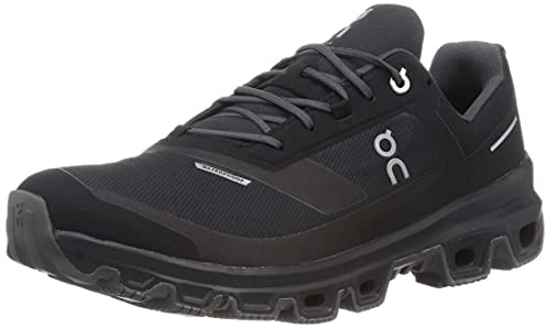 On Mens Cloudventure Waterproof Synthetic Textile Black Trainers 7 UK
