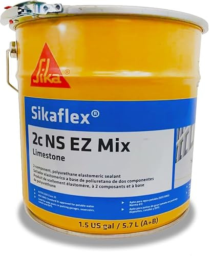 Sika Sikaflex Limestone 2c NS EZ Mix+, 2-Component, Polyurethane Elastomeric Sealant, 1.5gal