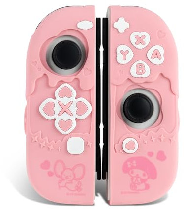 Kuitmor Protective Cover Case for Switch Original-Controller Controllers,Silicon Switch Original-Controller Controller Skin,Anti-Slip Protective Case for Switch/OLED Original-Controller Controller