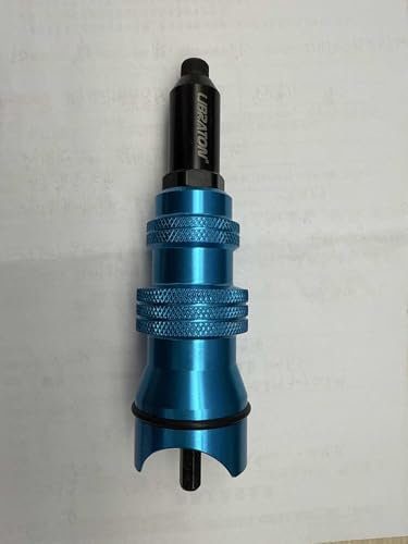 LIBRATON Adaptateur de Rivet Aveugle à Pince à Riveter, Adaptateur Riveteuse pour Perceuse Électrique, Embouts à Riveter pour Visseuse Sans Fil, Accessoire pour Pince a Rivet Pop, 2,4/3,2/4,0/4,8 mm
