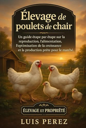 ÉLEVAGE DE POULETS DE CHAIR: Un guide étape par étape sur la reproduction, l’alimentation, l’optimisation de la croissance et la production prête pour le marché.