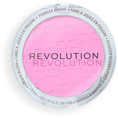 Revolution Blusher Reloaded, Effetto Aerografo, Blush Modulabile, Finish Morbido Opaco, Blush Quotidiano, Vegan & Cruelty-Free, Future Flush Pink, 7.5g