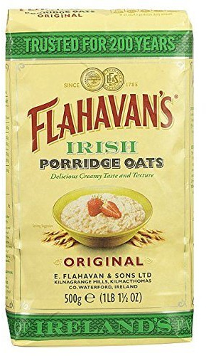 Flahavan's Irish Porridge Oats 500g Cereal (Pack of 2) by Flahavans