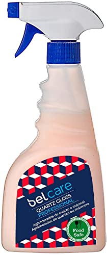 BELCARE - Abrillantador para Encimera de Silestone y Compac, para Superficies de Cuarzo, Producto para Limpiar, Pulir, Quita Manchas, Efecto Brillo 500 ml