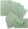 25x Briefpapier-Sets DIN A5 mit C6 Briefumschlägen - Eukalyptus -Nassklebung (Grün) - mattes Schreibpapier mit Kuverts - FarbenFroh by GUSTAV NEUSER