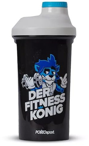 Shieldmixer DEFENDER Classic Shaker for Whey Proteína Shakes and Pre Workout, BPA Free, 600 ml, libre de BPA y DEHP (El rey del fitness)