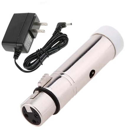 JERRAY DMX512 Wireless 1Pcs Female Receiver XLR 2.4G LED Lighting for Stage PAR Party Light Lighting Control Silver