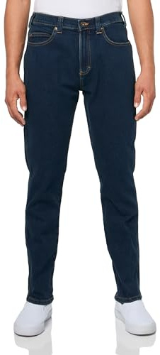 Dickies Mens 5-Pocket Athletic Taper Denim Jean, Denim Dark Wash, 36W x 32L