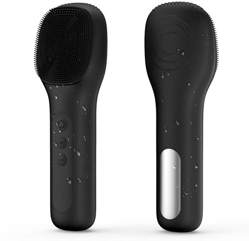 Facial Cleansing Brush, Soft Exfoliating Face Wash Brush, Pore Deep Cleansing Face Skincare Tool for Massaging, Makeup Removal