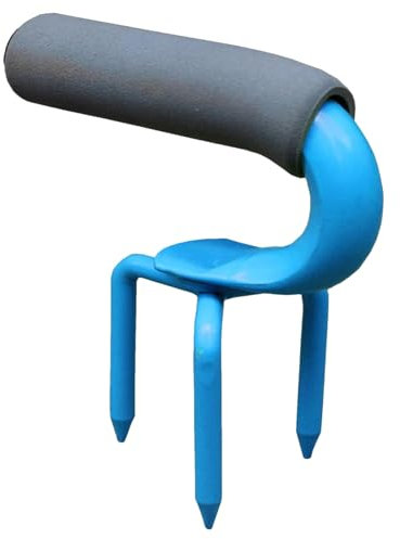 Herramienta manual de garras de jardín, tenedor de jardín para aflojar el suelo, peso ligero pequeño y pesado, manual ergonómico de garras de jardín, herramienta de corriente inferior para jardinería