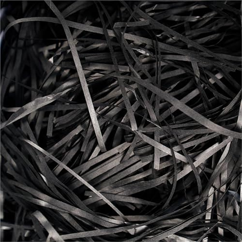 100g Black Shredded Tissue Paper for Gift Boxes, Hampers and Gift Bags