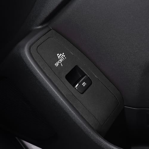 BETTERHUMZ Car Door Window Switch Panel Cover Compatible with Toyota GR86 for Subaru BRZ 2021 2022 2023 2024 2025 for Alcantara Carbon Leather Window Frame Trim Interior Accessories (Suede Black)